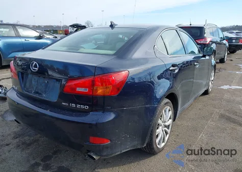 2007 Lexus Is 250 from USA, damaged, VIN JTHCK262675010040